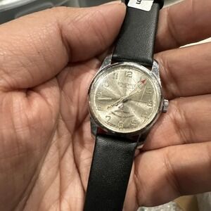 Working Vintage Brichot Manual Wind Swiss Made Unisex Watch 29mm 8" Glass Repair